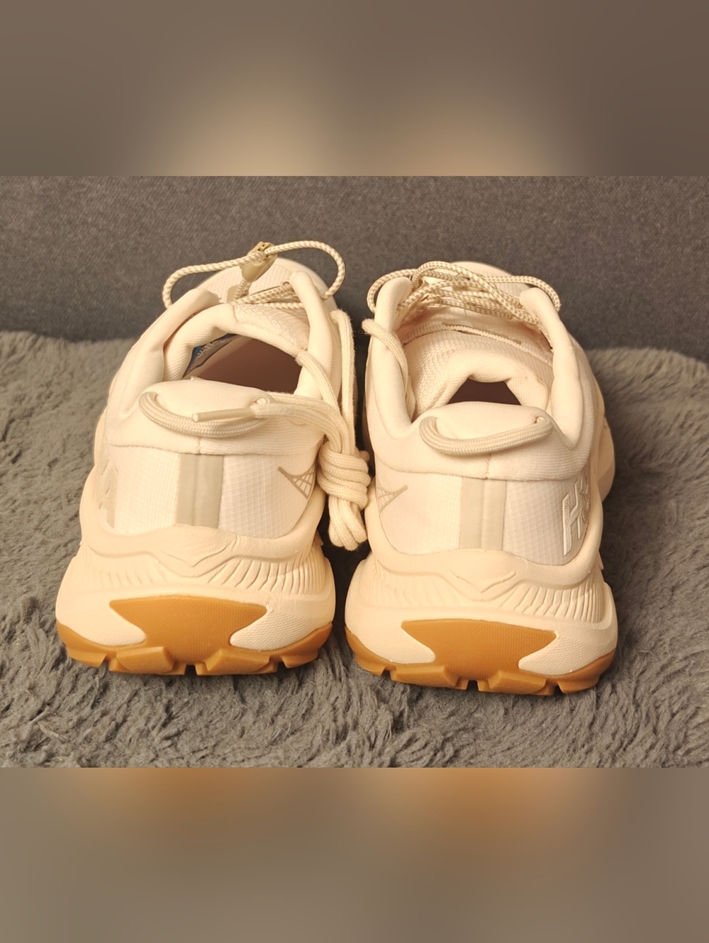 NEW! Hoka ONE One Transport Women's Trail Running Shoes Eggnog - Picture 8 of 13